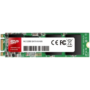 Silicon Power Ace - A55 256GB SSD M.2 (3D NAND) M.2 2280, Value Series 3D NAND, SLC Cache - Max 560/530 MB/s