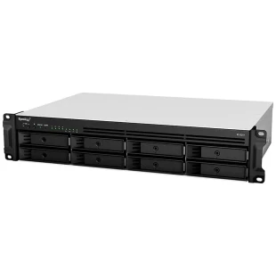 Synology RackStation RS1221+; Rack 2U, 8-bay 3.5''/2.5" SATA HDD/SSD, 	AMD Ryzen V1500B 4-core 2.2GHz; 4GB DDR4 ECC SODDIM,2x Memory slots; 4x RJ-45 1GbE LAN Port; 2xUSB 3.2; eSATA port; PCI Gen2x8 slot (x4 link); 6.9 kg; 3yr wrnty