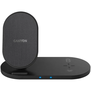 CANYON wireless charger WS-202 10W 2in1 Black