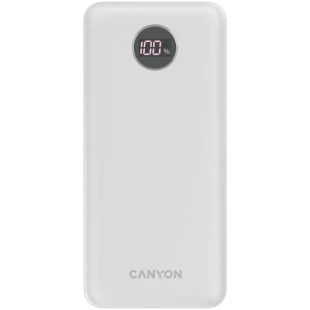 CANYON power bank PB-2002 LED 20000 mAh PD 20W QC 3.0 White