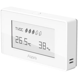 Aqara TVOC Air Quality Monitor: Model No: AAQS-S01; SKU: AS029GLW02