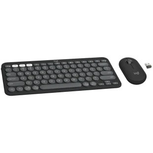 LOGITECH Pebble 2 Bluetooth Keyboard Combo - TONAL GRAPHITE - US INT'L