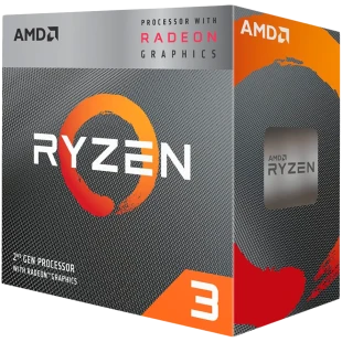AMD CPU Desktop Ryzen 3 4C/4T 3200G (4.0GHz,6MB,65W,AM4) box, RX Vega 8 Graphics, with Wraith Stealth cooler