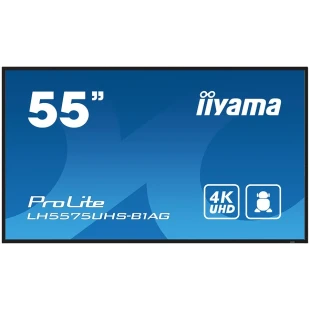 55" 4K UHD Professional Digital Signage 24/7 display featuring Android OS, FailOver andIntel® SDM slot