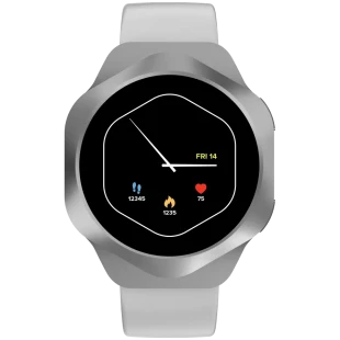 CANYON Smart Watch Hexagon 88 BT-CALL Silver