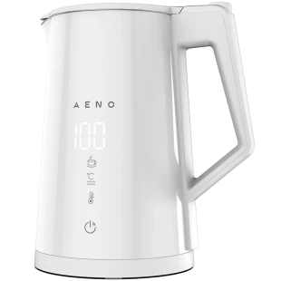 AENO Electric Kettle EK8S Smart: 1850-2200W, 1.7L, Strix, Double-walls, Temperature Control, Keep warm Function, Control via Wi-Fi, LED-display, Non-heating body, Auto Power Off, Dry tank Protection