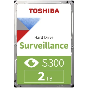 HDD Video Surveillance TOSHIBA S300 2TB SMR, 3.5'', 128MB, 5400RPM, SATA, TBW: 180