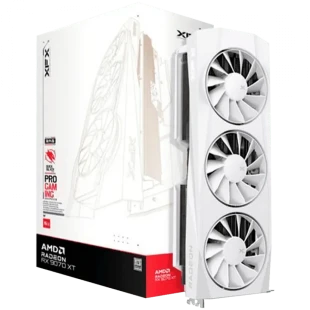 XFX Quicksilver AMD Radeon RX 9070XT White 16GB GDDR6 256-bit HDMI 3xDP