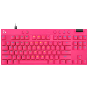 LOGITECH G PRO X TKL RAPID Gaming Keyboard - MAGENTA - US INT'L - USB - EMEA28i-935 - LINEAR