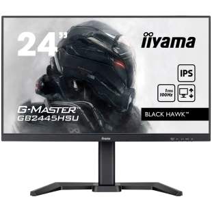 IIYAMA Monitor LED GB2445HSU-B2 23.8" 1920x1080 100Hz 300cd 1300:1 1ms HDMI DP USB Tilt HAS