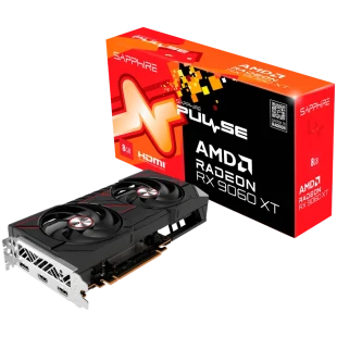 SAPPHIRE PULSE AMD Radeon RX 9060 XT OC 8GB GDDR6 8-bit DP 2x HDMI