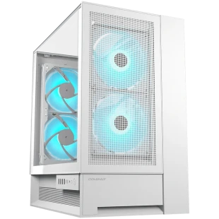 COUGAR OmnyX PC Case, Mid Tower, White