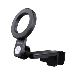 CANYON Magnetic travel holder OnGrip 11 clip mount Black