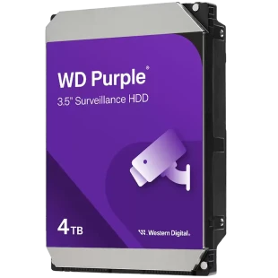 WD Purple 4TB CMR, 3.5'', 128MB, SATA 6Gbps