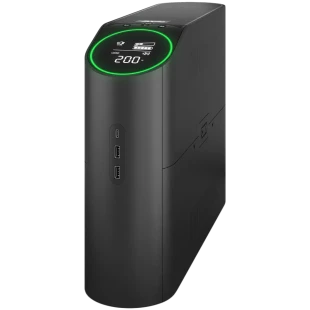 APC Back-UPS Pro for Gaming, 2200VA/1320W, Tower, 230V, 4x Schuko and 2x IEC C13 outlets, RGB Lights, Pure Sine Wave, Midnight (Black)