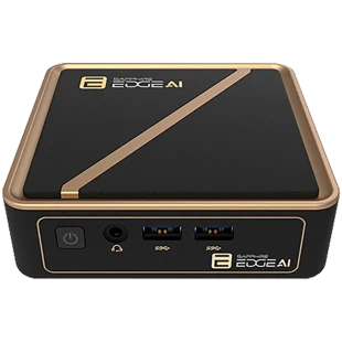 SAPPHIRE EDGE AI 340 BAREBONE WITH WIFI / BT MODULE, VESA MOUNT, POWER ADAPTER AND POWER CORD W/O SSD AND MEMORY