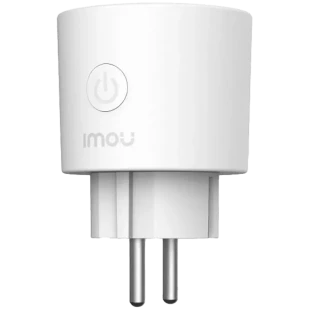 IMOU Smart Plug CE2P, detection range 8 m, power supply AC 220 240 V 50 60 Hz, operating temperature 15 C to 35 C non condensing, max load EU 3680 W 16 A, wireless 2.4 GHz, communication distance 70 m, protocol IEEE 802.11 b g n, Bluetooth 5.0