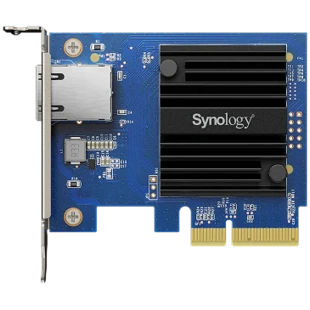 Synology E10G30-T1 Single-port 10GbE 10GBASE-T add-in card for Synology systems, PCIe 3.0 x4, Low Profile and Full Height, 5 years warranty