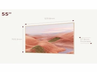Televizor TCL 55A300W/QLED/55"/4K UHD/144Hz/Matte Screen/"Ai" Art/Google TV/frame