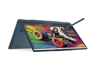 Lenovo Laptop LENOVO Yoga 7 2in1 14AKP10 DOS/14" WUXGA OLED/Ryzen AI 5-340/24GB/1TB/bklt srb/smaragd