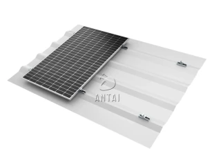 Konstrukcije za SE ANTAI za trapezni lim, mini rail, 150mm, set za 6 panela, univerzalne klampe