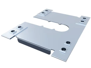 Antai Konstrukcije za SE ANTAI za trapezni lim, mini rail, 400mm, set za 6 panela, univerzalne klampe