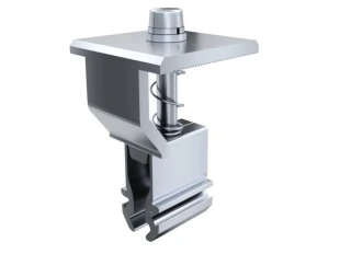 Konstrukcije za SE ANTAI za trapezni lim H45, mini rail, 400mm, set za 6 panela, univerzalne klampe