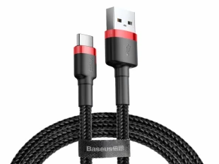 Baseus Kabl BASEUS Cafule/USB To Type-C/3A/1m/crna