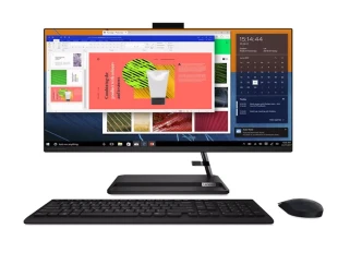 Lenovo Racunar LENOVO IdeaCentre AIO 3 27ALC6 DOS/27" FHD/Ryzen 5-7430U/16GB/512GB/crna