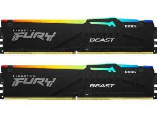 Kingston Memorija KINGSTON 64GB(2x32GB)/DIMM/DDR5/6000MHz/CL36/FURY Beast RGB EXPO