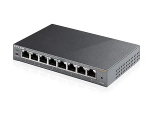 TP-Link Switch TP-LINK TL-SG108PE Gigabit/8xRJ45/10/100/1000Mbps/eSmart/4xPoE/Desktop metalno  kucište