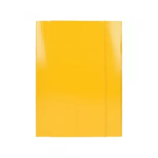 Fascikla plastificirana sa gumicom 600g Optima žuta