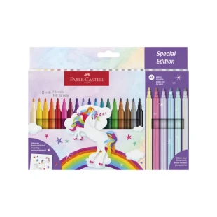 faber Castell Flomaster školski Faber Castell 1/18+6 Unicorn 554221