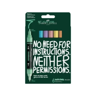 Faber Castell Marker akrilni Faber-Castell Pastel Set 1/6 komada 186005