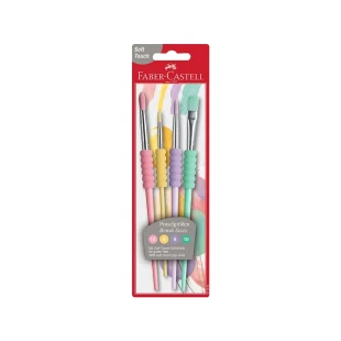 Četkica Faber Castell soft grip set 1/4 pastel 481620