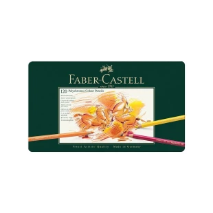 Drvene bojice Faber Castell Polychromos 1/120 110011 u metalnoj kutiji