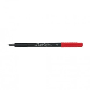 Flomaster OHP M 1mm Faber Castell crveni 07494