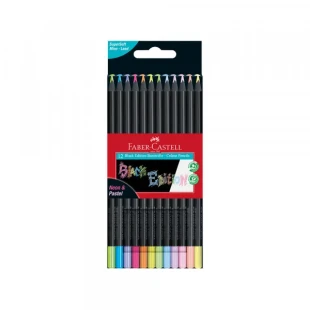 Drvene bojice Faber Castell Black Edition 1/12 pastel+neon 116410