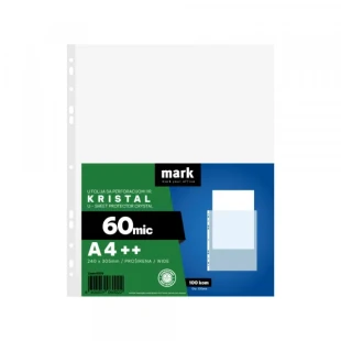 Mark folije U folija 60 mic 1/100 MARK A4++ kristal 240x305mm