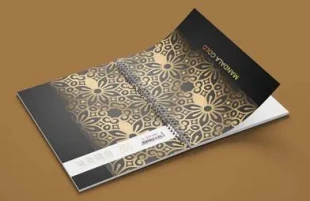 Helios Sveska A4 Mandala gold spirala dikto 100l (HL)