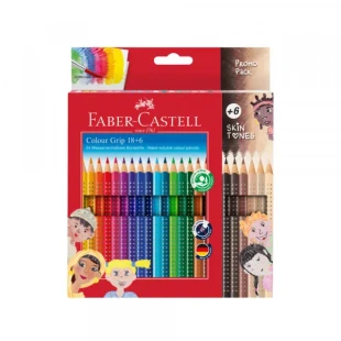 Drvene bojice Faber Castell GRIP  Skin Tones 1/18+6 112819