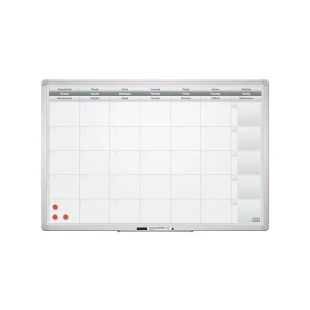 Planer tabla 2x3 TP004, mesečna 60x90cm alu ram