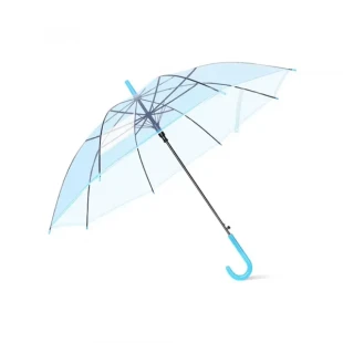 Mark Kišobran PVC providni plavi 90cm