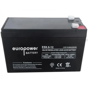 EUROPOWER UPS Battery Europower ES12-9 12V 9Ah