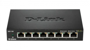 LAN Switch D-Link DGS-108GL/E 10/100/1000Mbps 8port Metal Gigabit