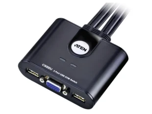 Nedefinisan KVM VGA switch Aten CS22U-AT 2 port sa kablovima