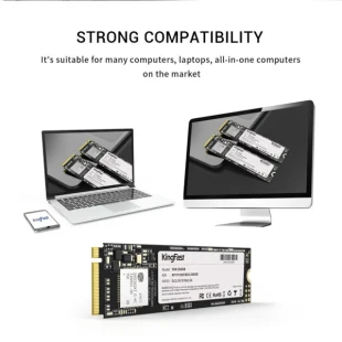 KingFast SSD M.2 NVMe 256GB Kingfast F8N, up to 2100/1700Mbs KF1313DCS25BY-256