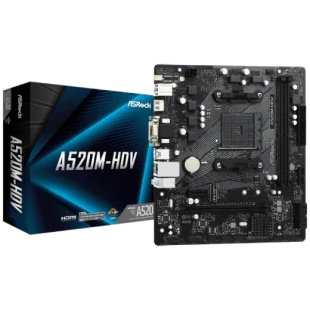 MB AM4 ASRock A520M-HDV 90-MXBE50-A0UAYZ