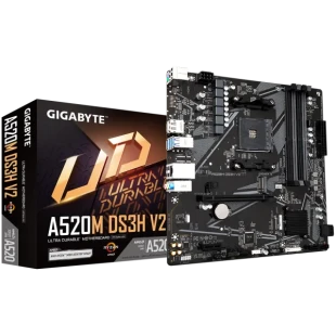 MB Gigabyte AMD AM4 A520M DS3H V2 1.0