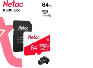 Micro SDXC Netac 64GB P500 ECO NT02P500ECO-064G-R sa adapterom